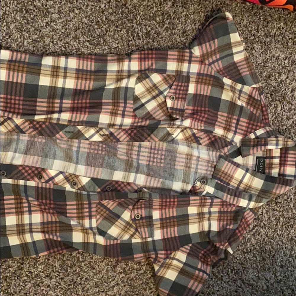 flannel short sleeve shirt